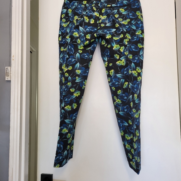 Joie Linen and Silk Floral Pants LIKE NEW Glam‎ Tropical Summer Size 6 - Picture 7 of 10